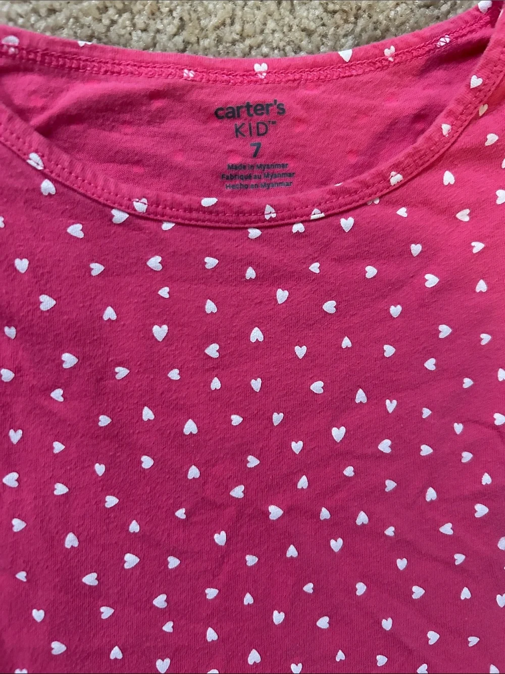 Carters bright pink